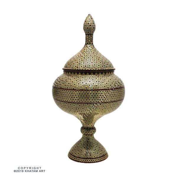 Pedestal Khatam Candy & Nut Dish