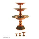 Pedestal Khatam & Copper Plate